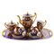 Empire Style Coffee Service with Scenes from the Life of Napoleon Decor from Friedrich Simon Carlsbad, Set of 15 3