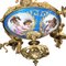 Louis XVI Style Sevres Porcelain Chandelier for 15 Candles 7