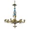 Louis XVI Style Sevres Porcelain Chandelier for 15 Candles 2
