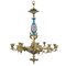 Lámpara de araña Sevres de estilo Luis XVI para 15 velas, Imagen 1