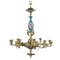 Louis XVI Style Sevres Porcelain Chandelier for 15 Candles 1