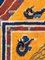 Alfombra china con dragones y motivo de estrella de ocho puntas, años 50, Imagen 16