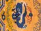 Alfombra china con dragones y motivo de estrella de ocho puntas, años 50, Imagen 2