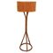 Lampadaire Mid-Century en Bambou et Rotin, Italie, 1960s 1