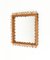 Mid-Century Rattan and Bamboo Squared Wall Mirror, Italy, 1960s 5