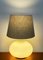 Dutch White Glass Table Lamp by Dijkstra, 1970s, Image 4