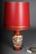 Lámpara de mesa china de porcelana, siglo XX, Imagen 2