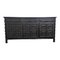 Schwarzes neobaskisches Sideboard 1