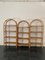 Wicket & Bamboo Bookcases, 1960s, Set of 3 1