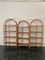 Wicket & Bamboo Bookcases, 1960s, Set of 3, Image 1