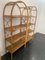 Wicket & Bamboo Bookcases, 1960s, Set of 3, Image 5