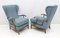 Mid-Century Modern Italian Bouclè Armchairs by Framar, 1950s, Set of 2 1