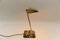 Golden Bankers Table Lamp on Marble Foot, 1960s 4