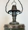 Lámpara colgante industrial esmaltada en gris de Siemens, años 30, Imagen 7