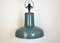 Industrial Grey Enamel Pendant Lamp from Siemens, 1930s 2