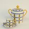 Art Deco Coffee Service in Limoges Porcelain, 1930s, Set of 7 4