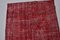 Anatolain Red Oushak Wool Area Rug, 1960s 5