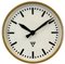 Industrial Beige Factory Wall Clock from Pragotron, 1960s, Image 1