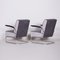 Bauhaus Chrome Armchairs attributed to Mücke Melder, 1930s, Set of 2, Image 10