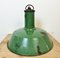 Large Industrial Green Enamel Factory Pendant Lamp from Revo, 1940s, Image 11
