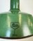 Large Industrial Green Enamel Factory Pendant Lamp from Revo, 1940s 10