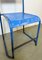 Chaises Industrielles en Fer Bleu, 1950s, Set de 2 18