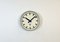 Industrial Grey Factory Wall Clock from Pragotron, 1960s 2