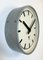 Industrial Grey Factory Wall Clock from Pragotron, 1960s, Image 3