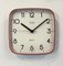 Vintage French Red Bakelite Wall Clock from Trophy, 1990s 7