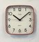 Vintage French Red Bakelite Wall Clock from Trophy, 1990s, Image 7