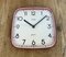 Vintage French Red Bakelite Wall Clock from Trophy, 1990s, Image 9