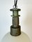 Lámpara colgante militar industrial, años 60, Imagen 3