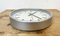 Vintage Grey Electric Station Wall Clock from Nedklok, 1990s, Image 11
