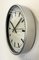 Vintage Grey Electric Station Wall Clock from Nedklok, 1990s, Image 5