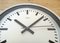 Vintage Grey Electric Station Wall Clock from Nedklok, 1990s 12