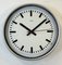 Vintage Grey Electric Station Wall Clock from Nedklok, 1990s, Image 7