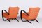 Art Deco Model H-269 Armchairs attributed to Jindřich Halabala for Up Závody, 1930s, Set of 2 5