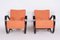 Art Deco Model H-269 Armchairs attributed to Jindřich Halabala for Up Závody, 1930s, Set of 2 9