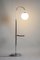 Bauhaus Stehlampe aus Chrom & Milchglas, 1930er 9
