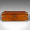 Antique English Campaign Writing Slope in Walnut, Image 7