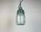 Vintage Soviet Green Glass Hanging Light, 1960s 5