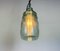 Vintage Soviet Green Glass Hanging Light, 1960s 15