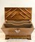 Art Deco Walnut Cantilever Sewing Box, 1920s 5