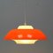 Lámpara de techo Pop en naranja, años 60, Imagen 3