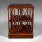 Antikes englisches Schreibtisch Bücherregal aus Nussholz, 1890er 4