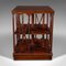 Antikes englisches Schreibtisch Bücherregal aus Nussholz, 1890er 2