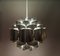 Danish Modern Chromed Silver Diamond Hanging Lamp attributed to Morten Goettler, 1970s 6