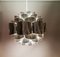 Danish Modern Chromed Silver Diamond Hanging Lamp attributed to Morten Goettler, 1970s, Image 8