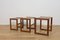 Mid-Century British Teak Nesting Tables, 1960s, Set of 3 7