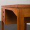 Small Danish Teak Desk with Black Handles and Feet from Nipu Mobler, 1970s, Image 14